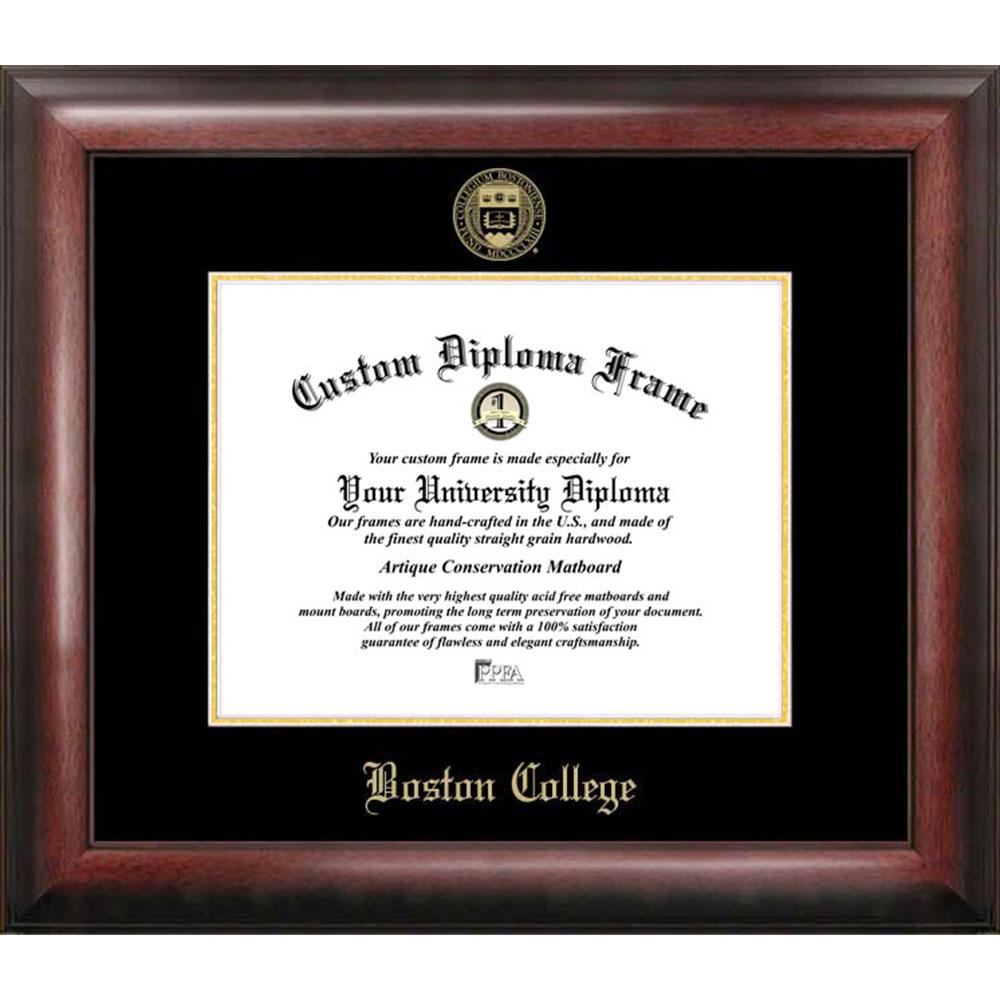 Boston College Gold Embossed Diploma Frame