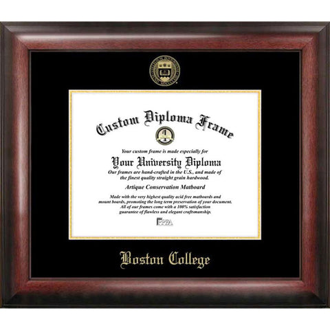 Boston College Gold Embossed Diploma Frame