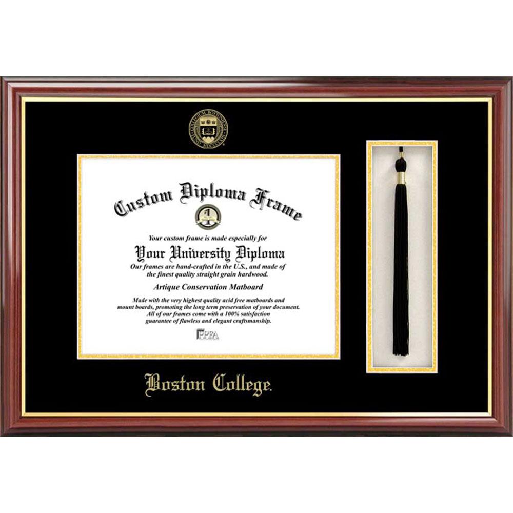 Boston College Tassel Box And Diploma Frame