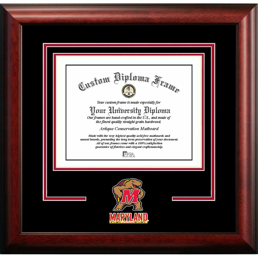 University Of Maryland "spirit" Diploma Frame