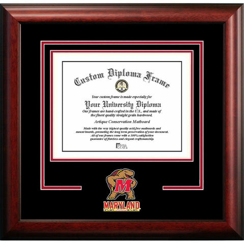 University Of Maryland "spirit" Diploma Frame