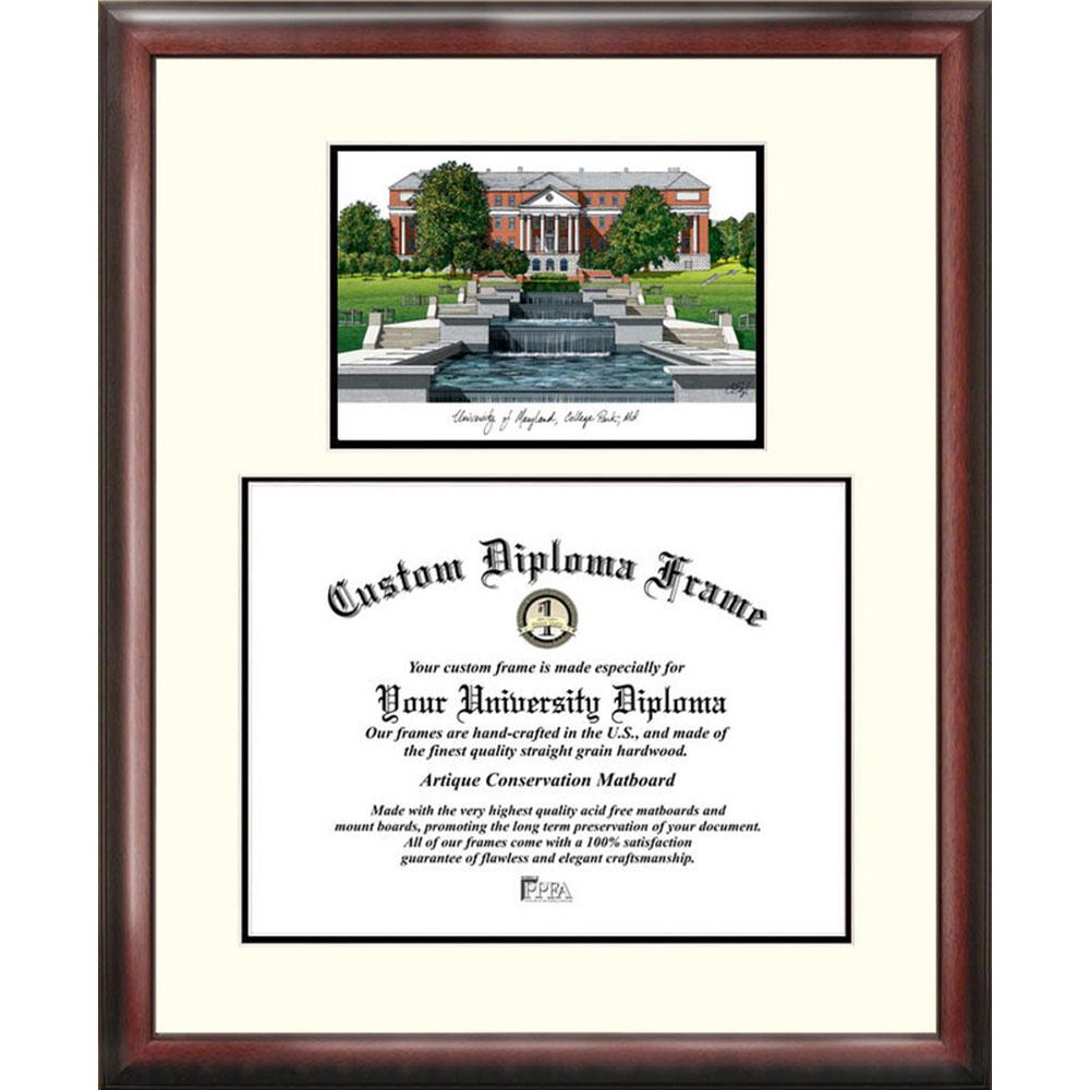 University Of Maryland "scholar" Diploma Frame