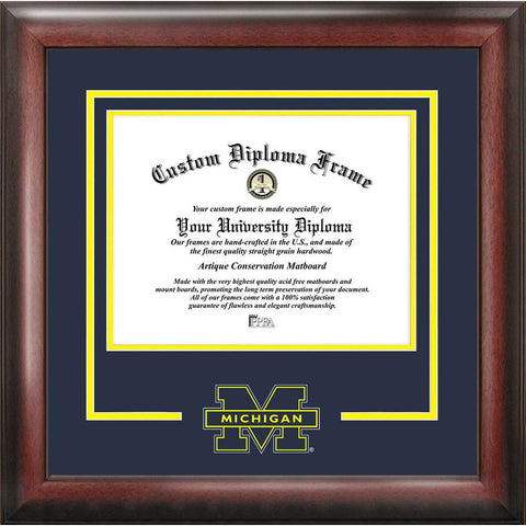 University Of Michigan "spirit" Diploma Frame