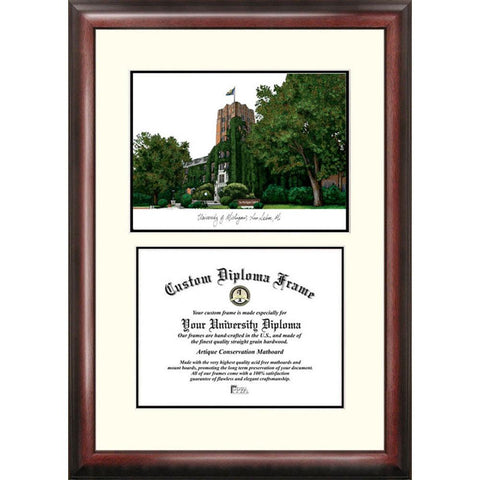 University Of Michigan "scholar" Diploma Frame