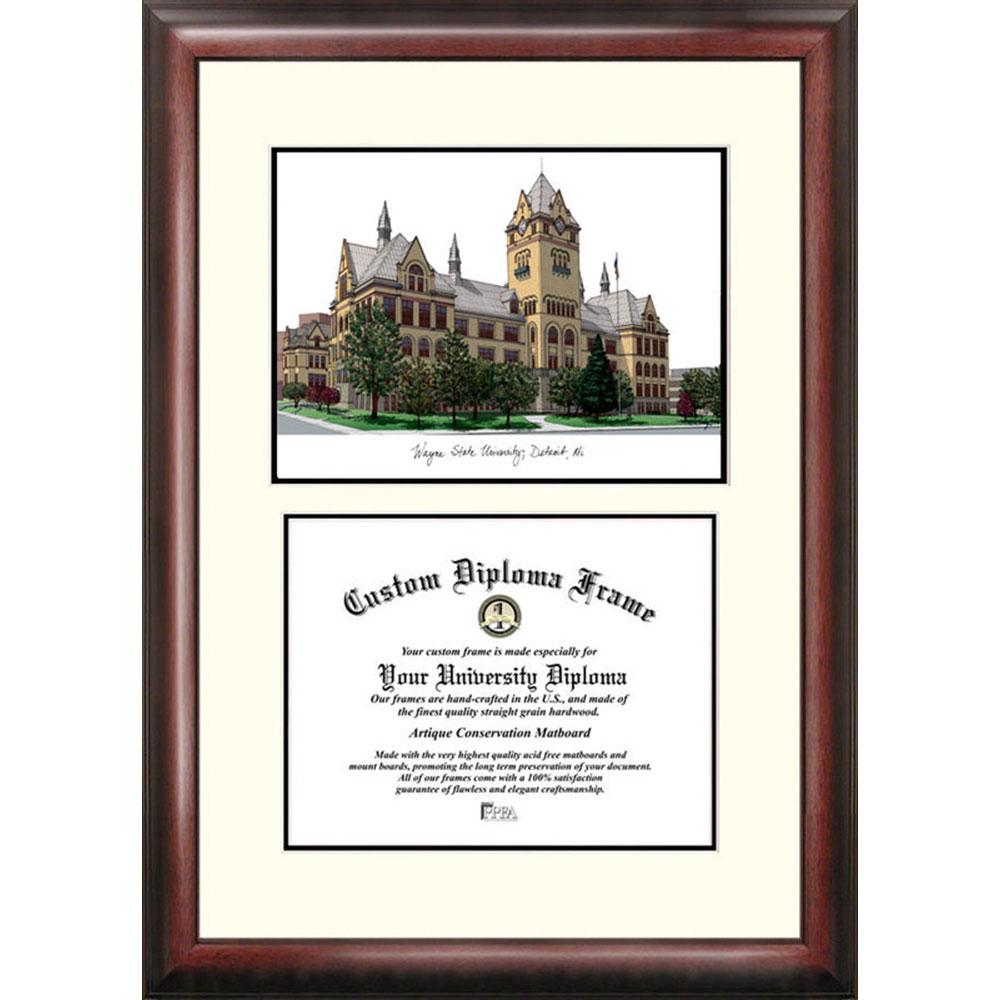 Wayne State University "scholar" Diploma Frame