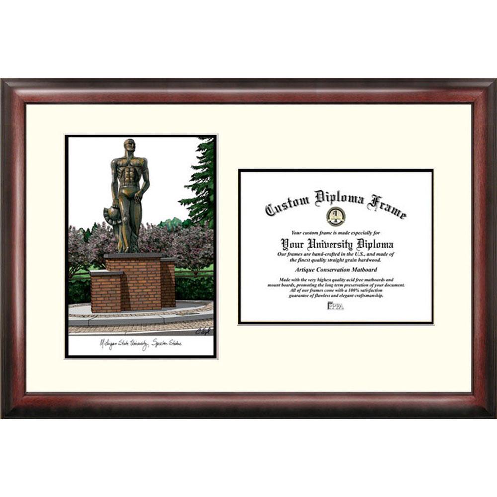 Michigan State University "scholar" Diploma Frame