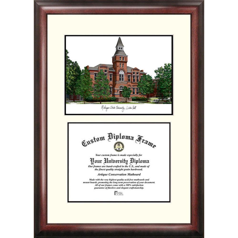 Michigan State University "scholar" Diploma Frame