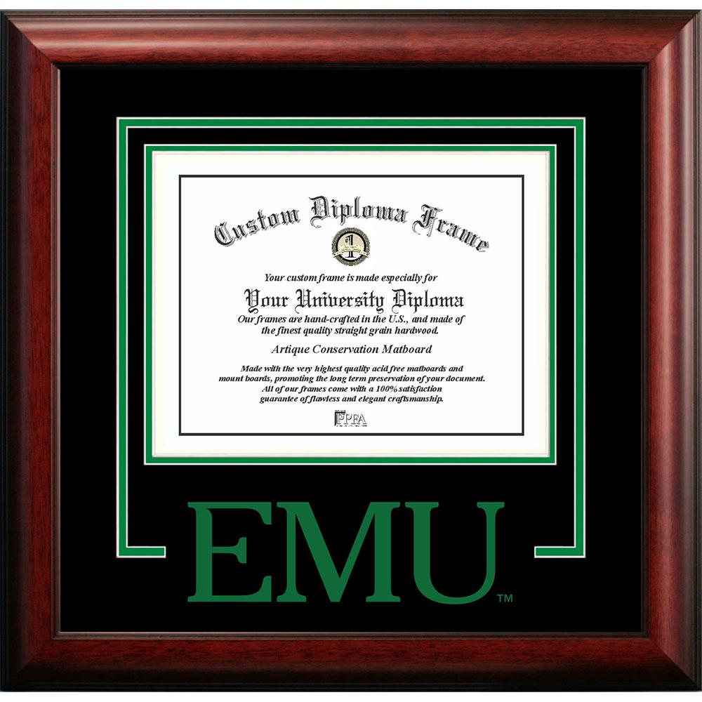 Eastern Michigan University "spirit" Diploma Frame