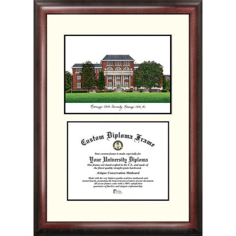 Mississippi State "scholar" Diploma Frame