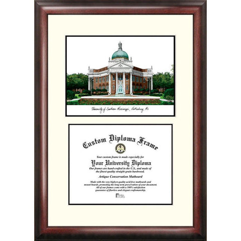 Southern Mississippi "scholar" Diploma Frame