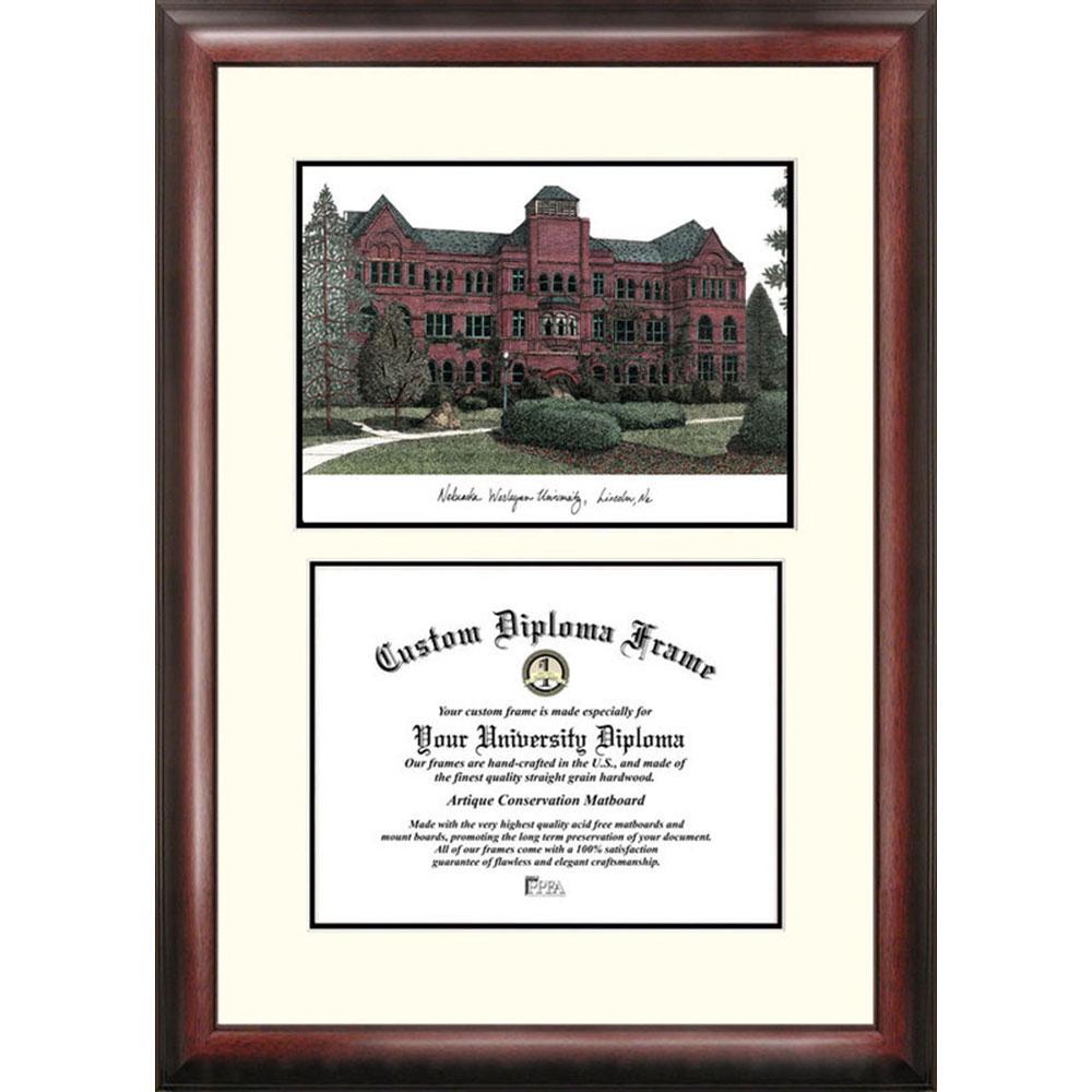 Nebraska Wesleyan University "scholar" Diploma Frame