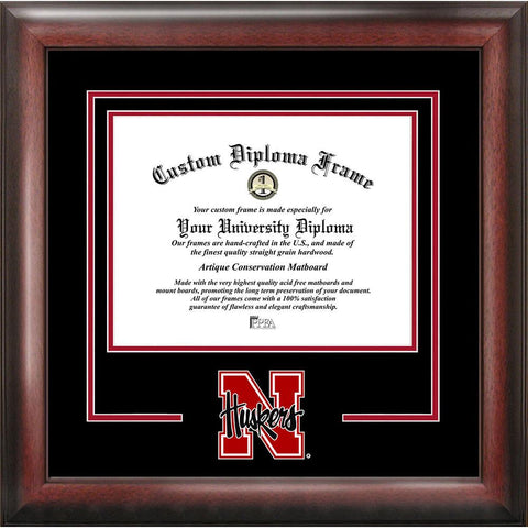 University Of Nebraska "spirit" Diploma Frame