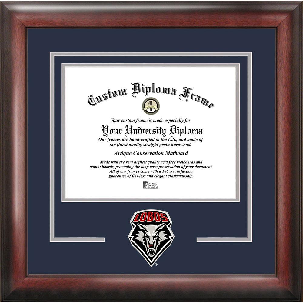 University Of New Mexico "spirit" Diploma Frame