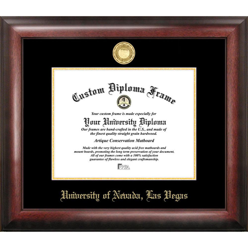 University Of Nevada, Las Vegas Gold Embossed Diploma Frame