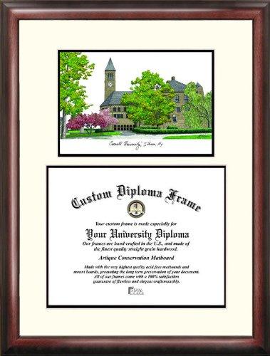 Campus Images Ny996v Cornell University Scholar Framed Lithograph With Diploma