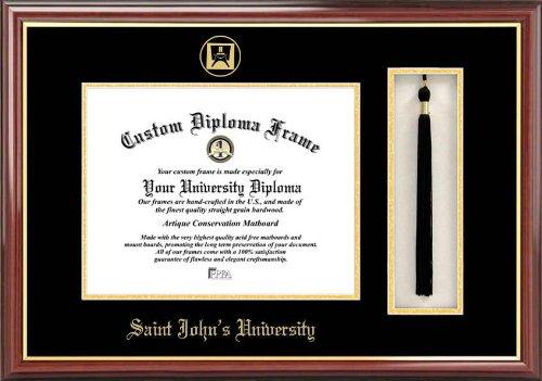 St. John's University Tassel Box And Diploma Frame