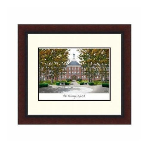 Campusimages Oh982lr Miami University Ohio Legacy Alumnus Framed Lithograph