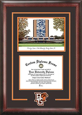 Bowling Green State Spirit Graduate Frame With Campus Image