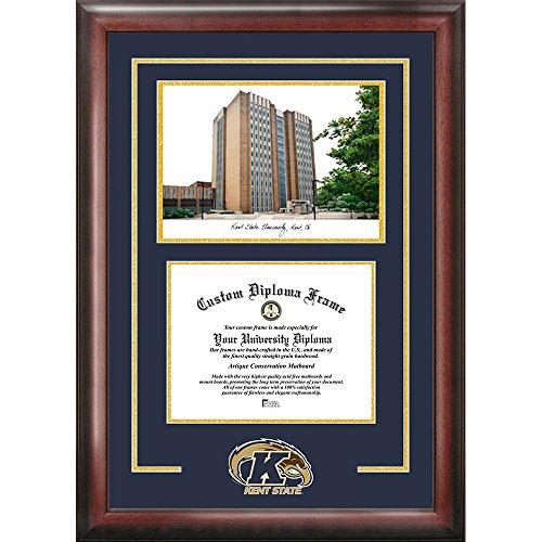 Kent State University Spirit Graduate Frame With Campus Image