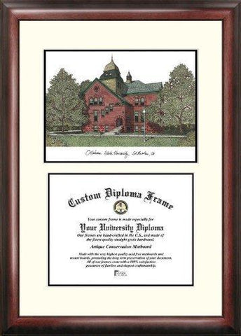 Campusimages Ok999lv Oklahoma State University Legacy Scholar Diploma Frame