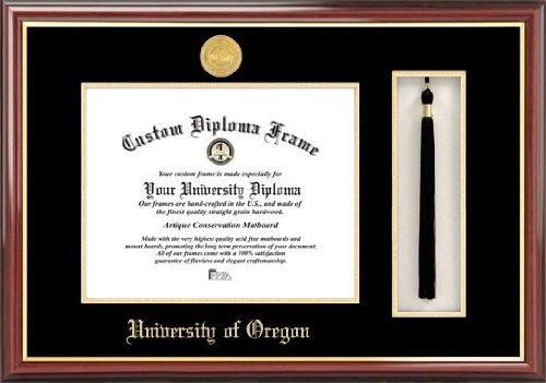 University Of Oregon Tassel Box And Diploma Frame