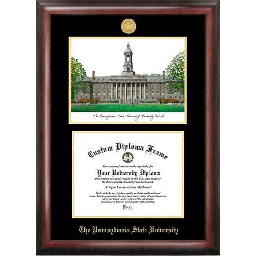 The Pennsylvania State University Gold Embossed Diploma Frame With Limited Ed...