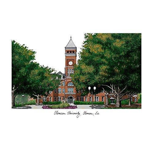 Campus Images Clemson University Campus Images Lithograph Print