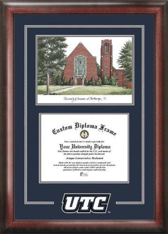 University Of Tennessee Spirit Graduate Frame With Campus Image