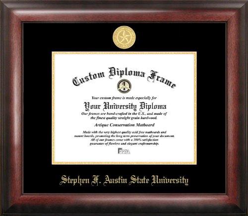 Stephen F Austin Gold Embossed Diploma Frame