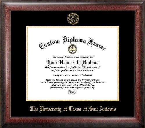 University Of Texas, San Antonio Gold Embossed Diploma Frame