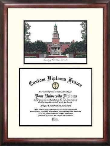 University Of North Texas Scholar Diploma Frame