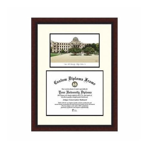 Campusimages Tx953lv Texas A&m University Legacy Scholar Diploma Frame