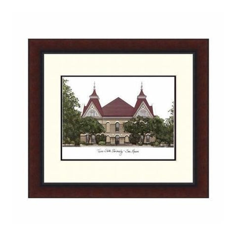 Campusimages Tx956lr Texas State San Marcos Legacy Alumnus Framed Lithograph