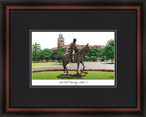 Texas Tech University "academic" Framed Lithograph