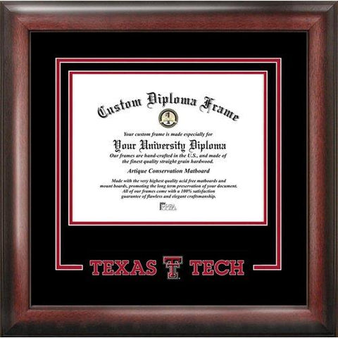 Texas Tech Red Raiders Spirit Diploma Frame