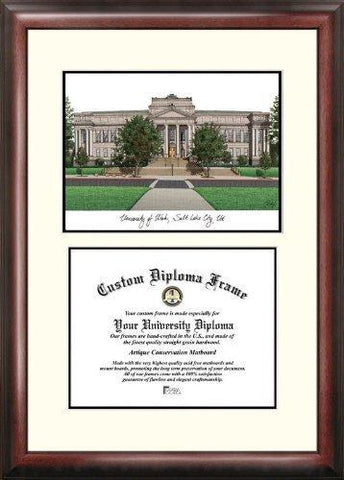 Campusimages Ut995lv University Of Utah Legacy Scholar Diploma Frame
