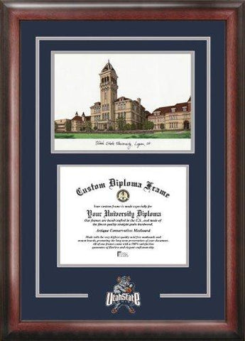 Utah State University Spirit Graduate Frame With Campus Image