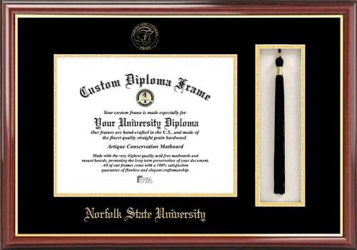 Norfolk State Tassel Box And Diploma Frame