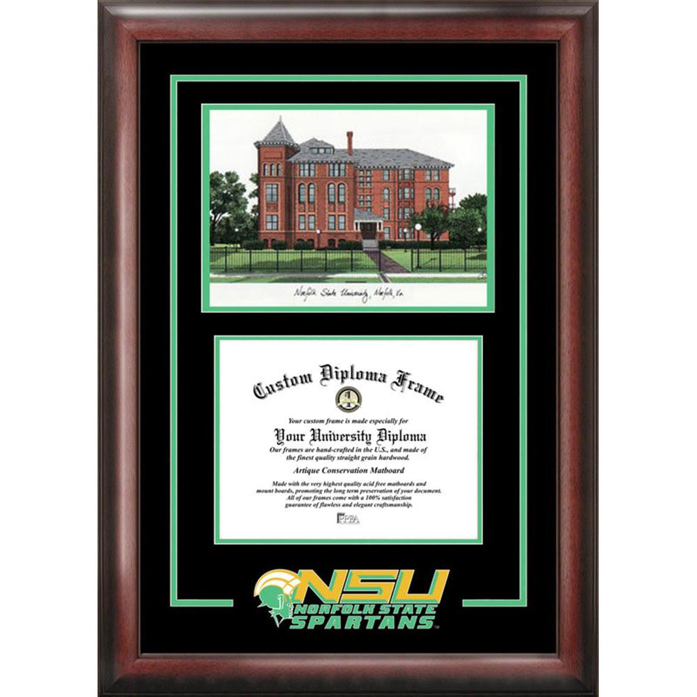 Campusimages Va992sg Norfolk State Spirit Graduate Diploma Frame