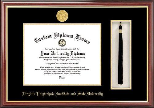 Virginia Tech Tassel Box And Diploma Frame