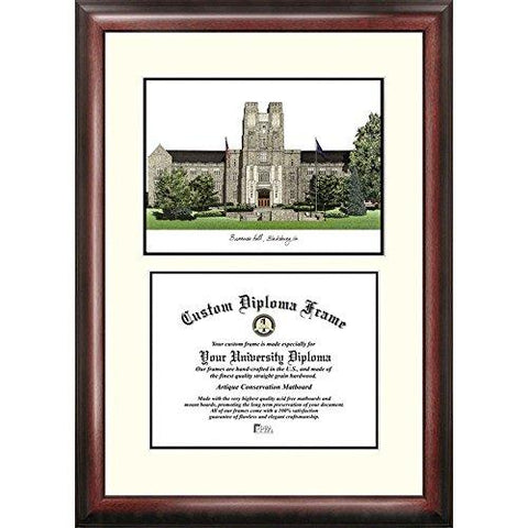 Virginia Tech Hokies Framed Scholar Diploma Frame With Lithograph