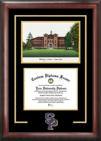 University Of Wisconsin Spirit Graduate Frame With Campus Image