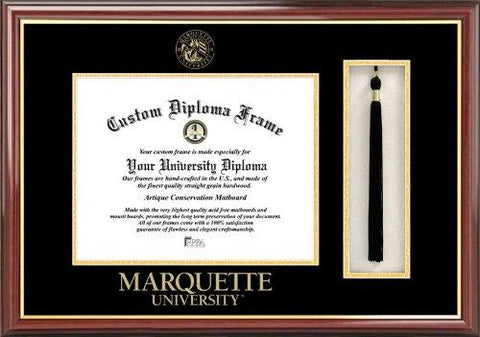 Marquette University Tassel Box And Diploma Frame