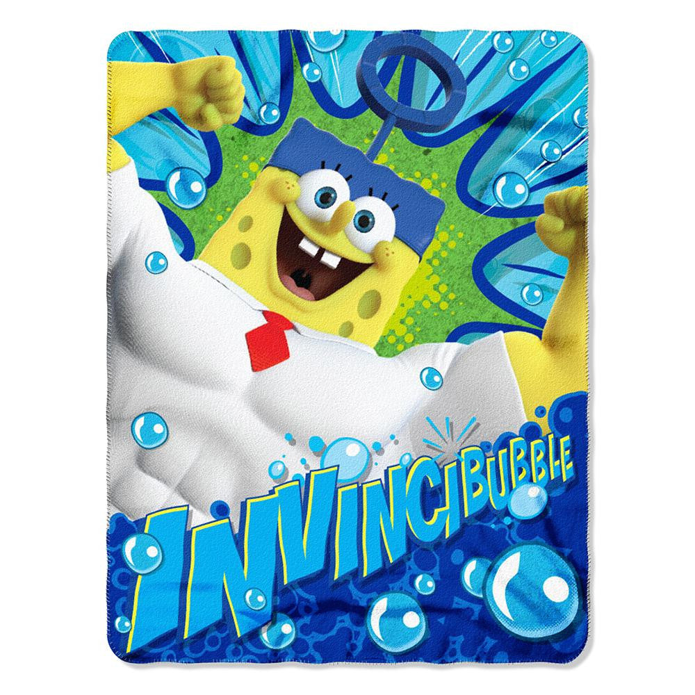 Spongebob Movie Movie Power Fleece Throw (45in X60in)