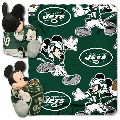 New York Jets NFL Mickey Mouse with Throw Combo
