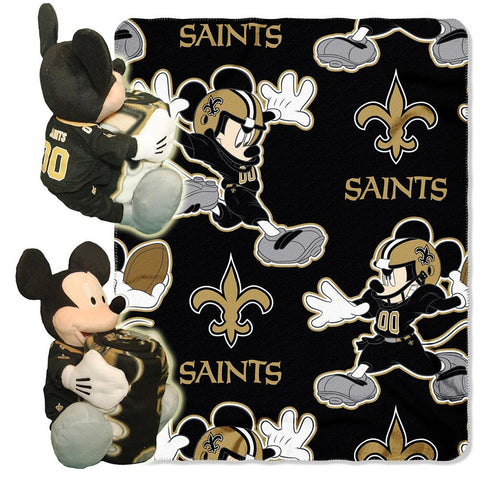 New Orleans Saints NFL Mickey Mouse with Throw Combo