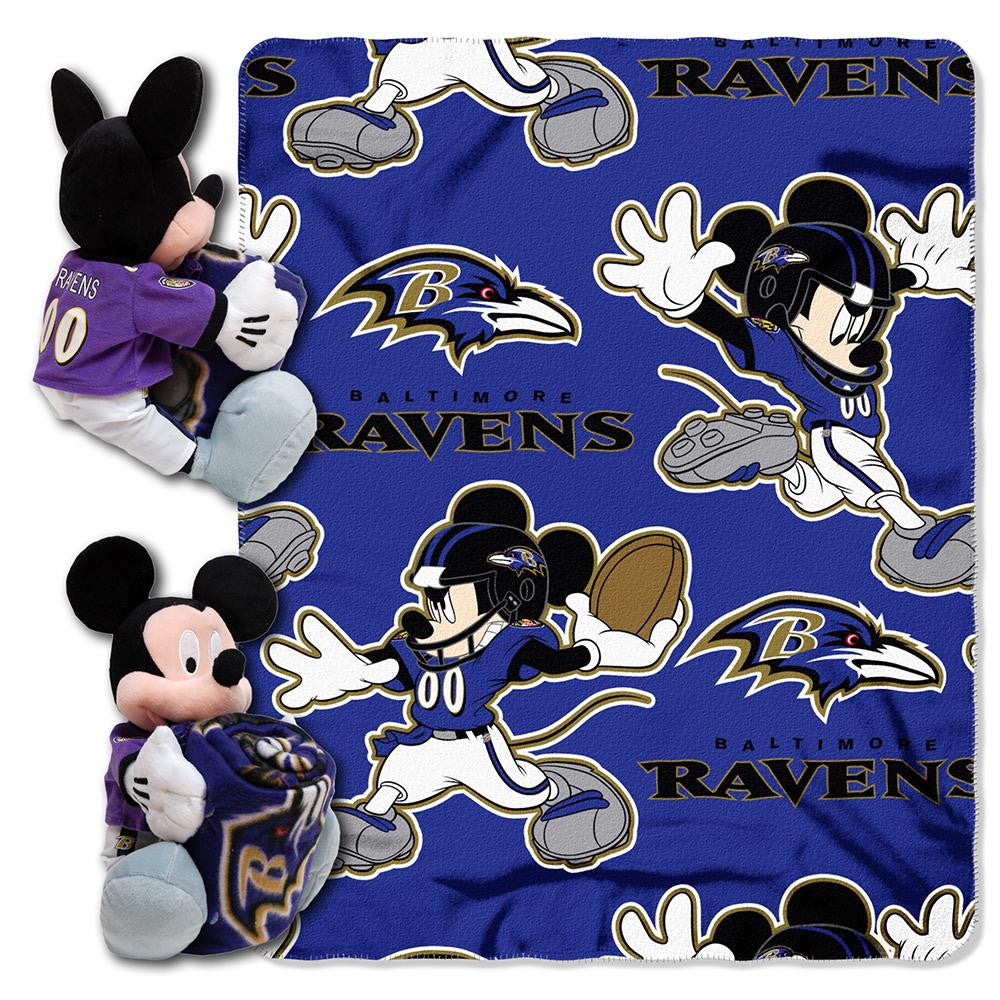 Baltimore Ravens NFL Mickey Mouse with Throw Combo