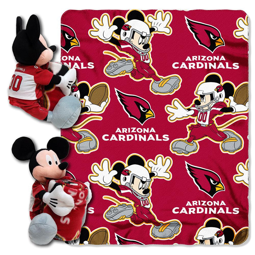 Arizona Cardinals NFL Mickey Mouse with Throw Combo