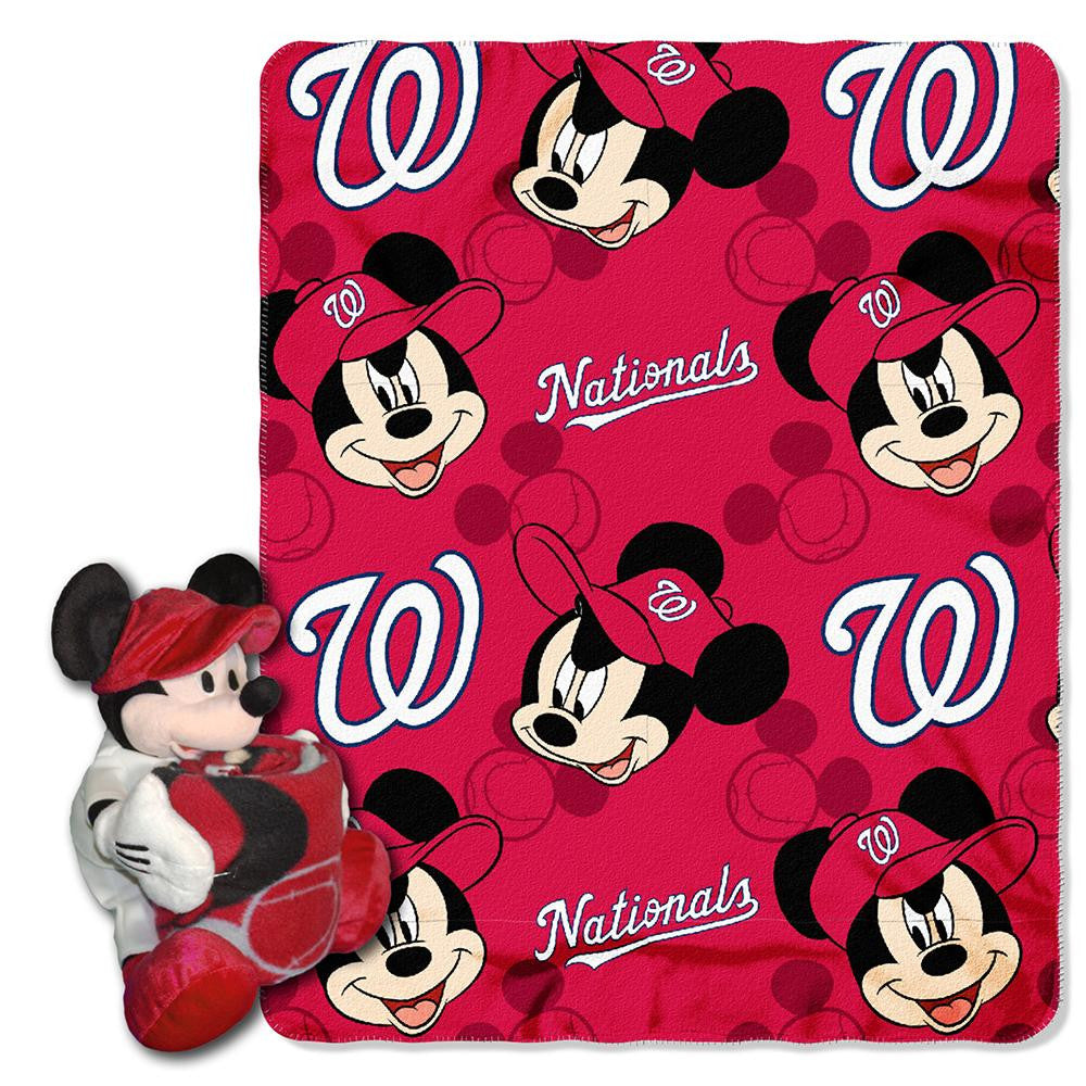 Washington Nationals MLB Mickey Mouse with Throw Combo