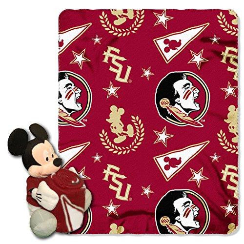 Florida State Seminoles Ncaa Mickey Mouse With Throw Combo